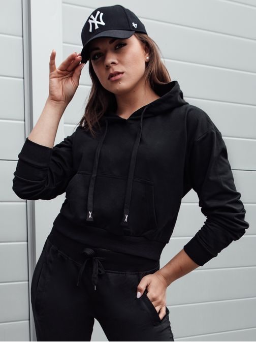 Trendy dámská černá mikina Trendhood