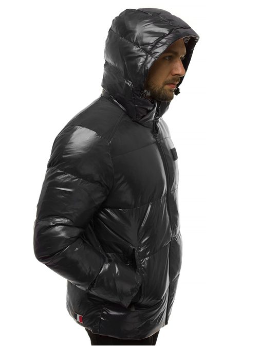 Moderní zimní bunda v černé barvě N/6577