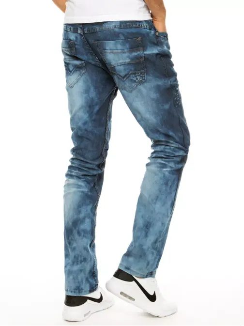 Stylové džíny v nebesky modré barvě