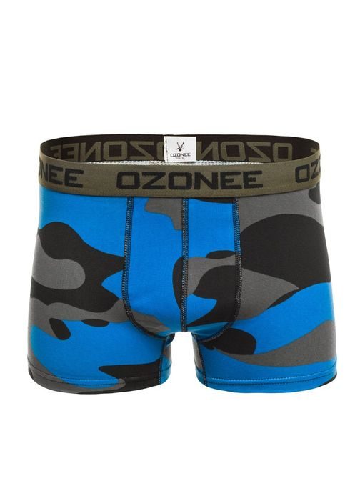Modré maskáčové boxerky OZONEE 0953