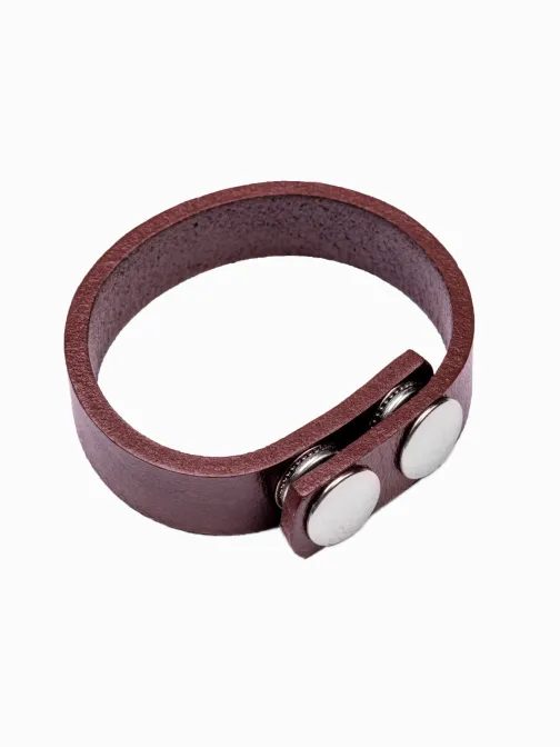 Sada pánských doplňků v hnědé barvě a654