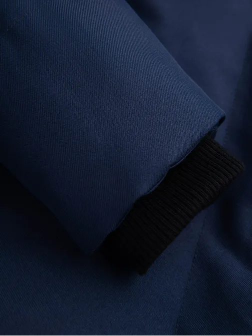 Zimní tmavě modrá parka V1 JALP-0182
