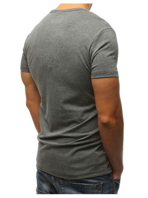 Pánské moderní tričko v antracitové barvě