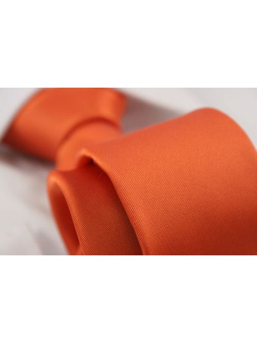 Jednobarevná oranžová kravata