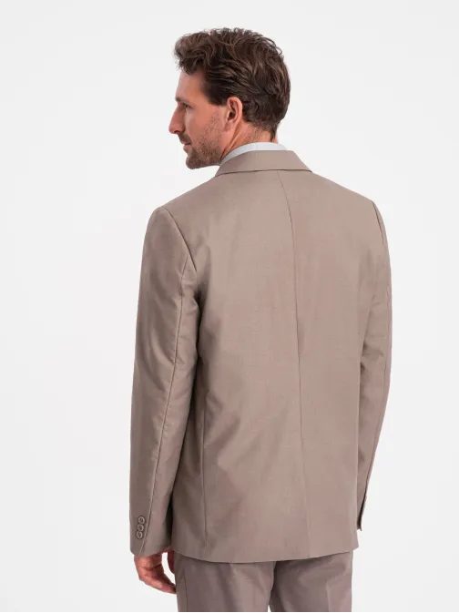 Elegantní béžové sako V3 BLZB-0115