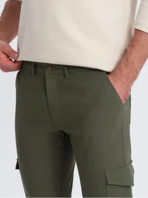Zelené pánské kalhoty V1 PACG-0178