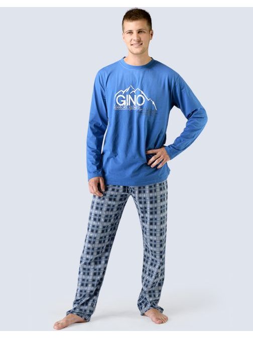 Modré pánské pyžamo GINO