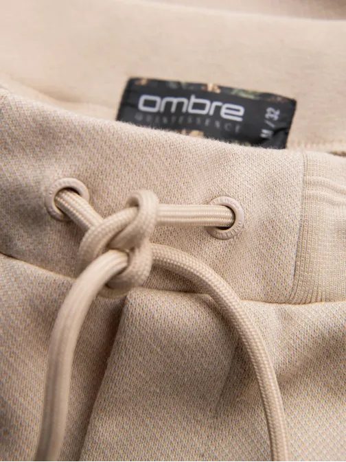 Béžové chinos šortky V2 SRCS-0168