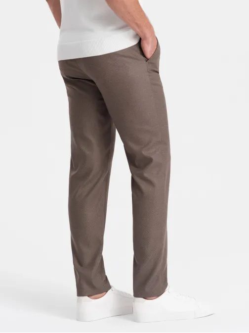 Stylové béžové chinos kalhoty V2 PACP-0182