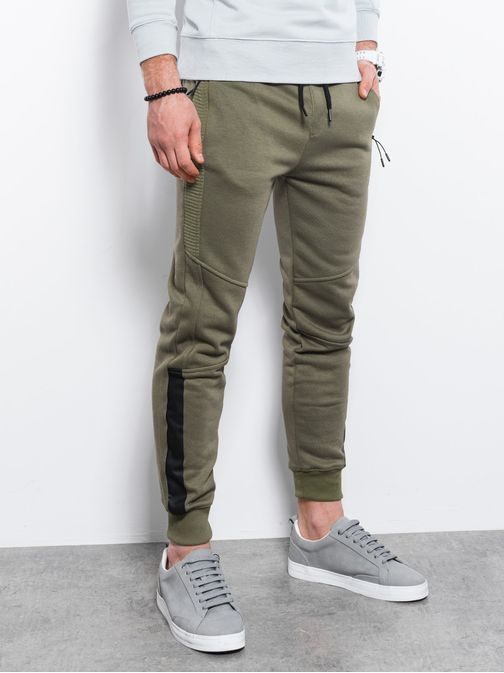 Stylové khaki tepláky P920