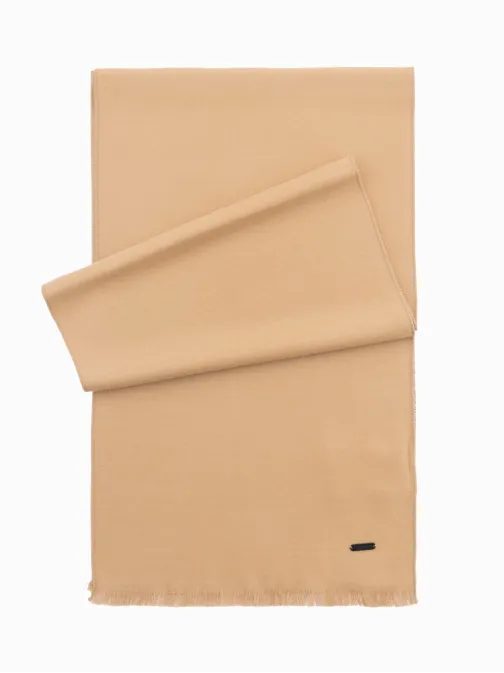 Atraktivní pánská světle hnědá šála V4 ACSF-0116