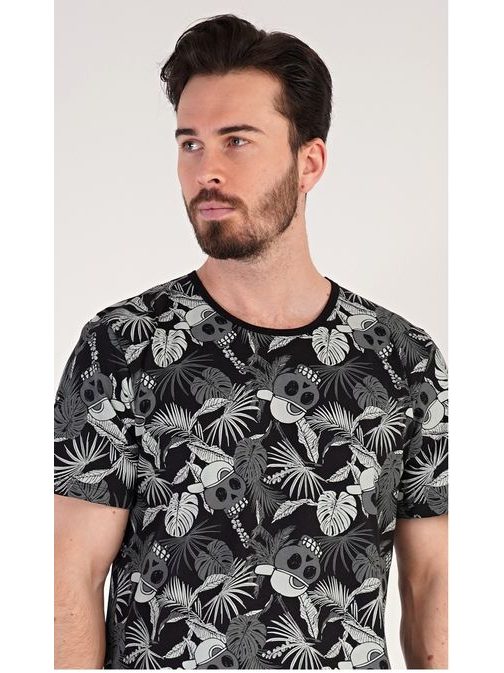Trendy černé pánské pyžamo Albert