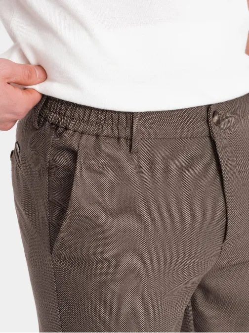 Stylové béžové chinos kalhoty V2 PACP-0182
