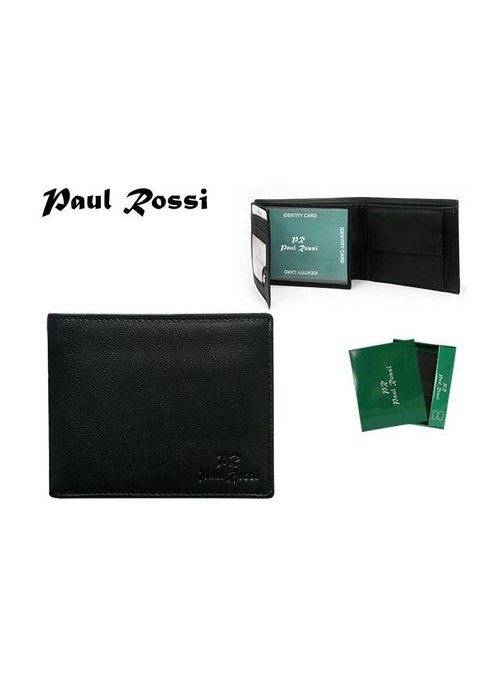 Černá peněženka PAUL ROSSI