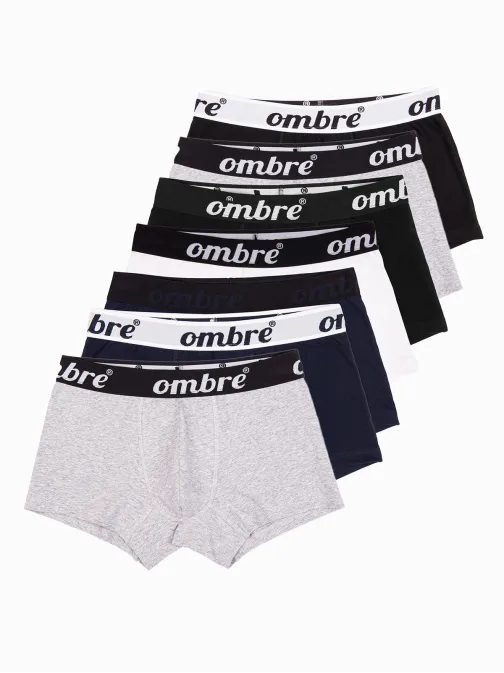 OMBRE boxerky om-unbo-0100 (7ks)
