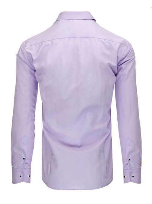 Elegantní společenská pánská košile fialová