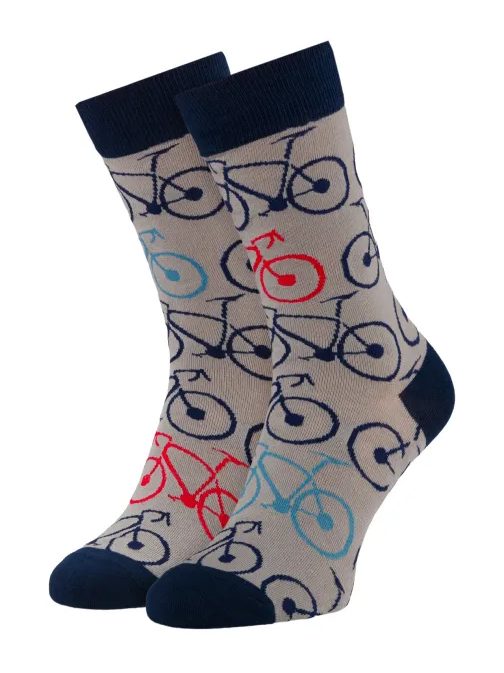 Sada barevných cyklistických ponožek, univerzální velikost