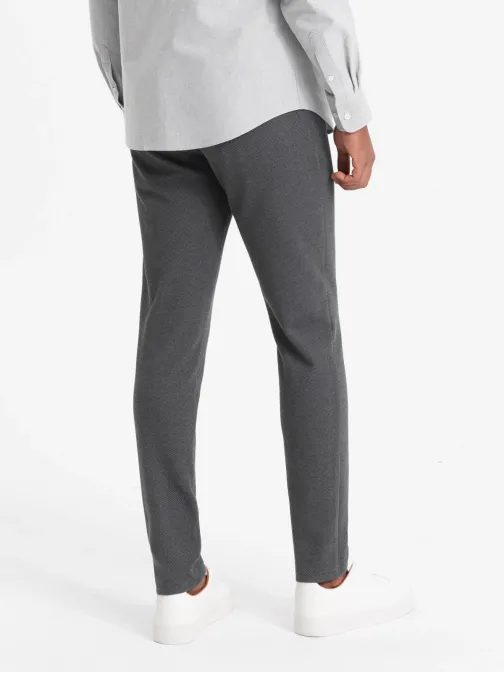 Trendy grafitové tepláky s pružným pasem V2 PACP-0116