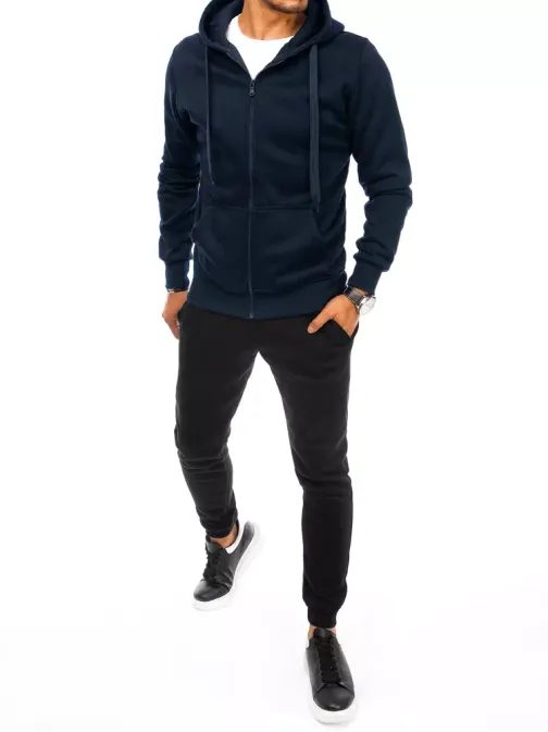 Granátovo- černá tepláková souprava