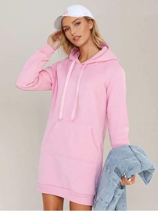 Dámské růžové mikinové šaty Timmy
