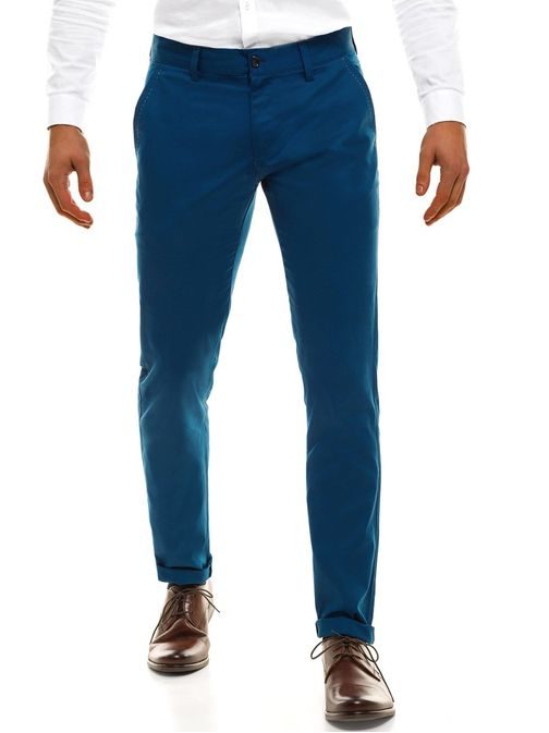 Chinos kalhoty v indigo barvě s decentním prošitím BLACK ROCK 210
