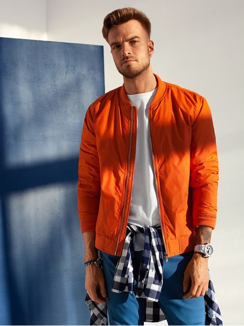 Přechodná cihlová bunda C538