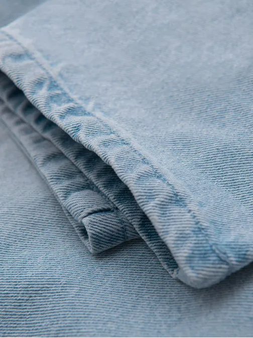 Jedinečné světle modré džíny s výraznými oděrkami V1 PADP-0250