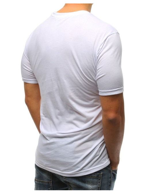 Jednoduché bílé tričko 89