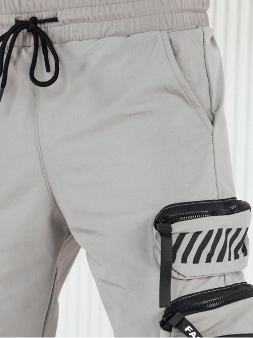 Nadčasové šedé joggery