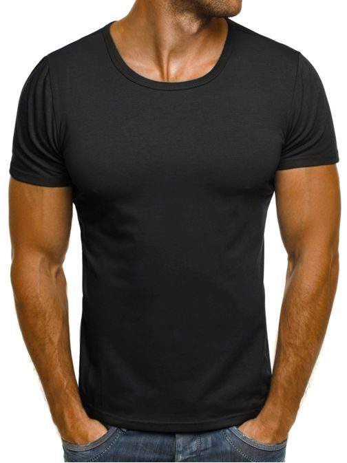 Moderní černé pánské tričko J. STYLE 712006