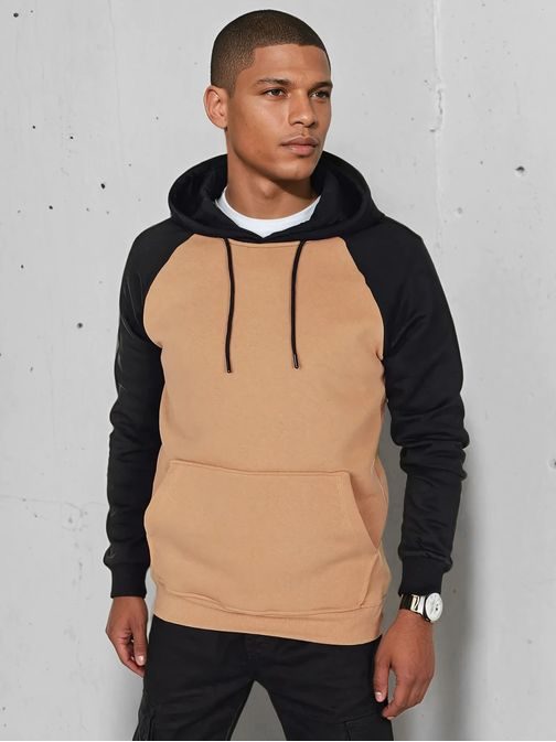 Jedinečná kamelová mikina s kapucí