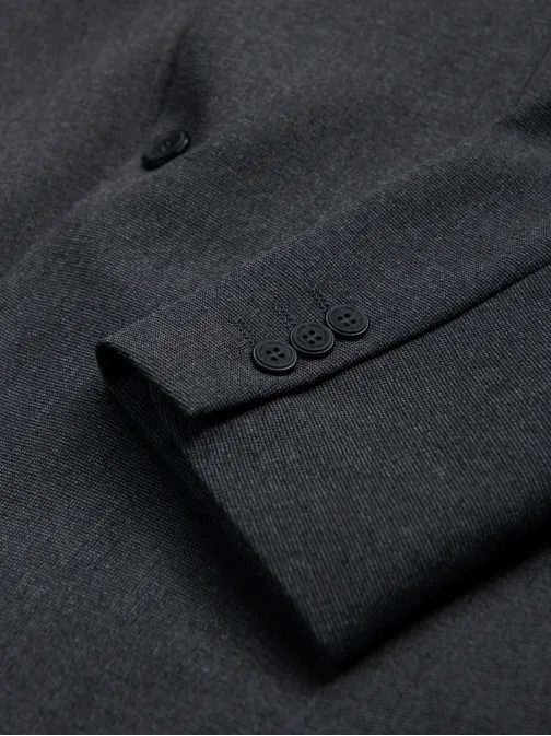 Originální grafitové pánské sako V1-BLZB-0114