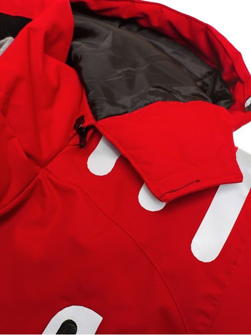 Sportovní červená pánská bunda RED FIREBALL F802