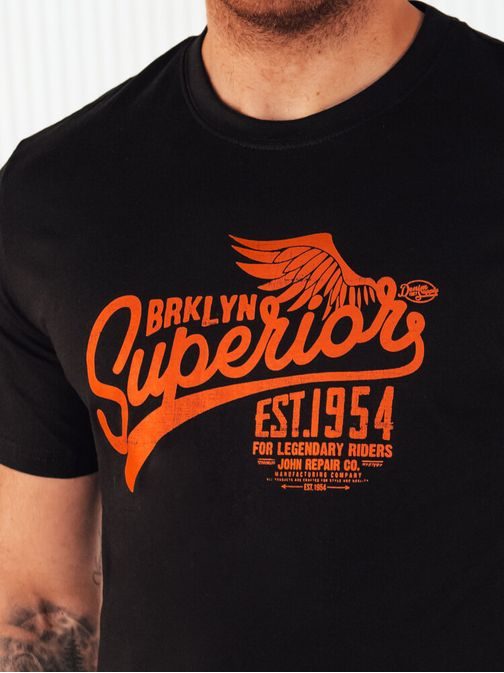 Originální černé tričko s popisem