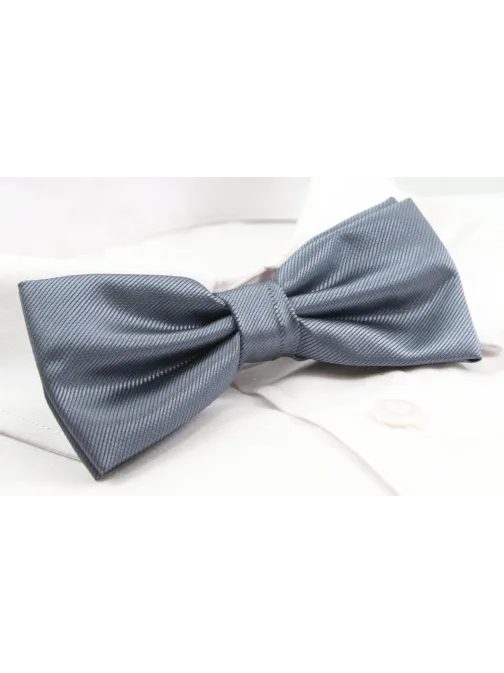 Šedý elegantní pánský motýlek