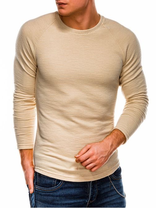 Béžový pánský svetr b1021