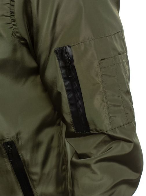 Khaki módní pánská bomber bunda JS/AK101