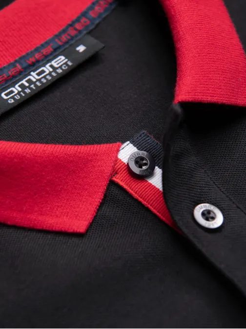 Černá nevšední polokošile V3 POSS-0105