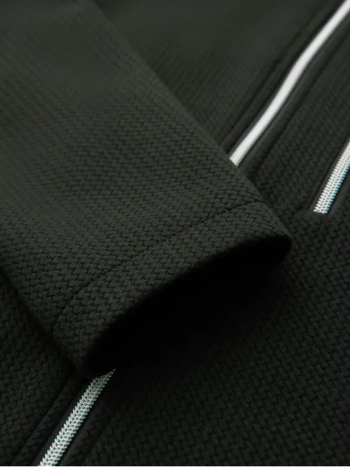 Tmavě zelená pánská bunda se stojáčkem V3 JANP-0229