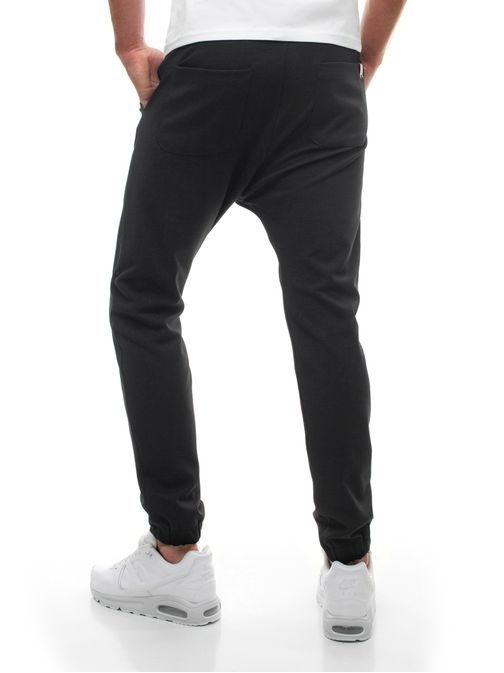Moderní černé baggy kalhoty JACK BERRY 1031