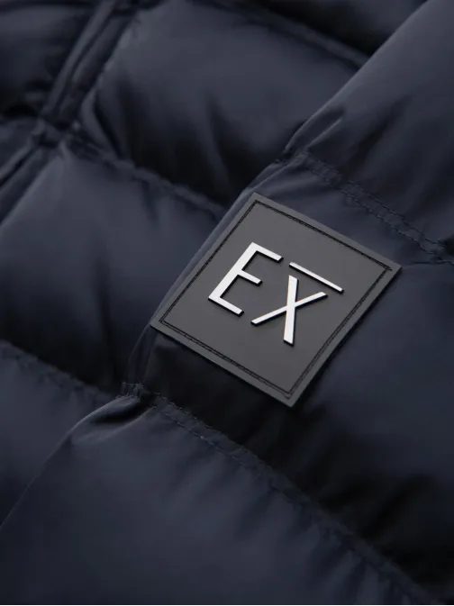 Atraktivní tmavě modrá bunda bomber V2 JALP-0218