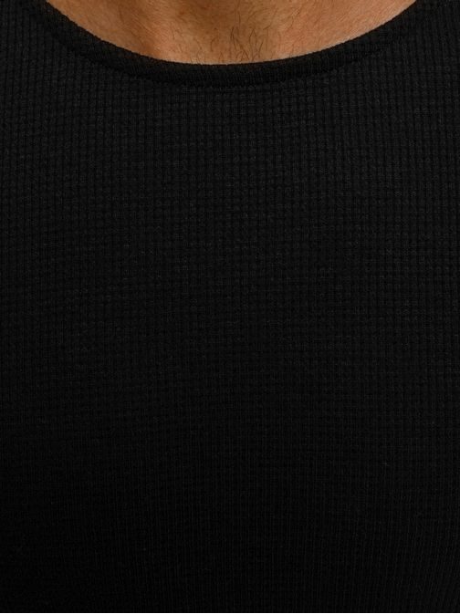 Stylová pánská černá mikina ATHLETIC 1165