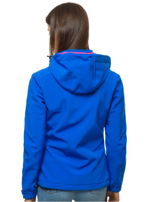 Jedinečná dámská softshellová bunda v nebesky modré barvě JS/HH029/9