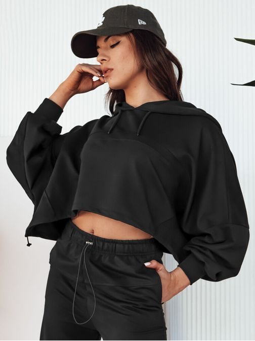 Sportovní dámská černá tepláková souprava Bistan