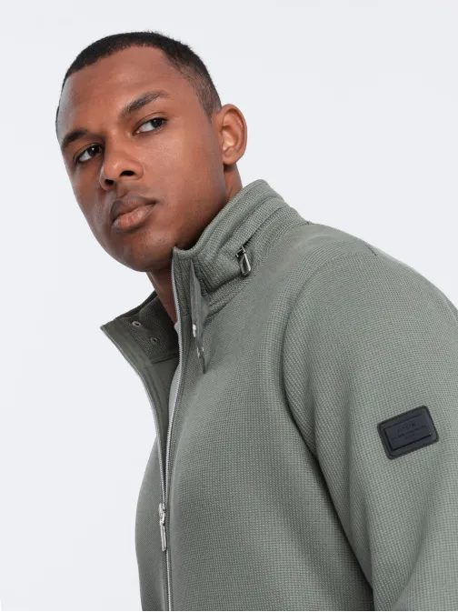 Trendy khaki bomber bunda V3 JANP-0154