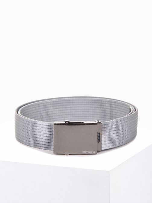 Pánský pásek v šedé barvě A029
