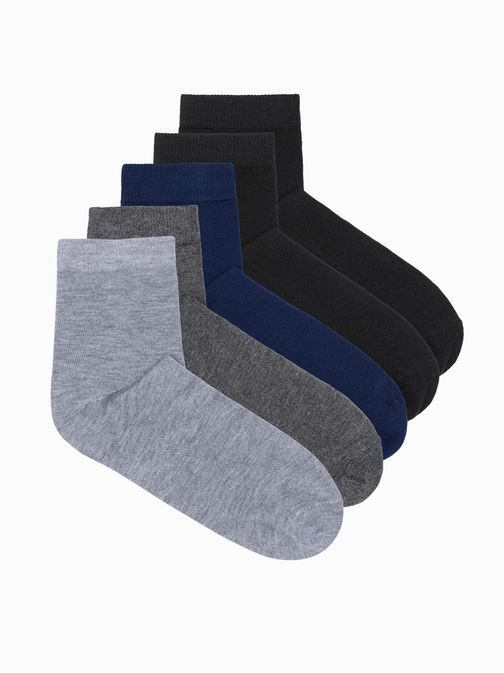 Mix pánských ponožek z bavlny U206 (5 ks)