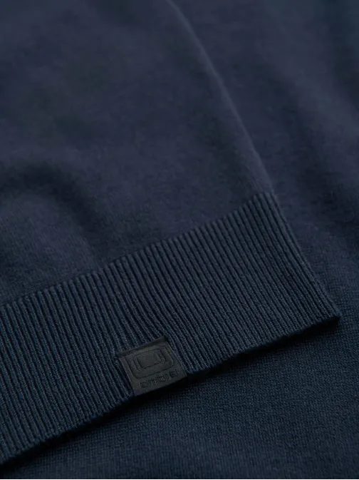 Moderní granátový pánský svetr V4 SWZS-0124