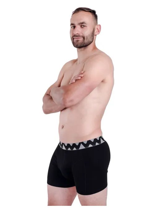 Pohodlné černé boxerky Evans