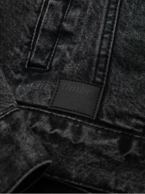 Pánská černá džínová bunda V3 JADJ-0219